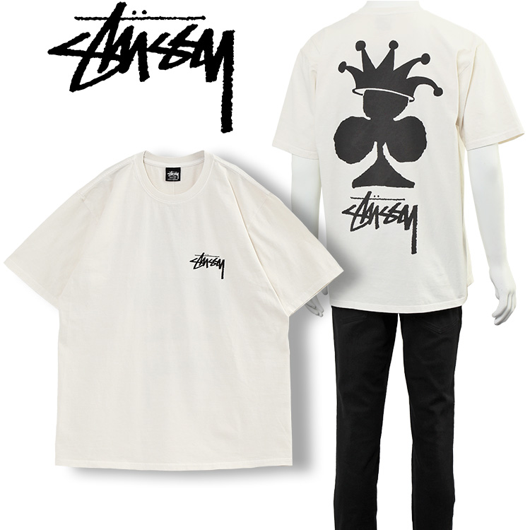 ステューシー ストックロゴ STUSSY Tシャツ CLUB CROWN PIG