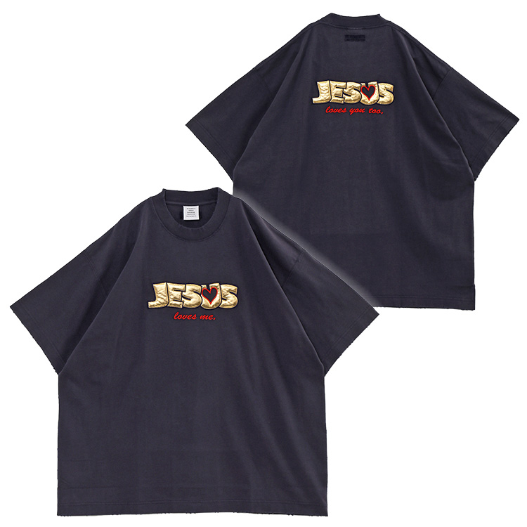 ヴェトモン VETEMENTS Tシャツ Jesus Loves You T-shirt UE63TR400N