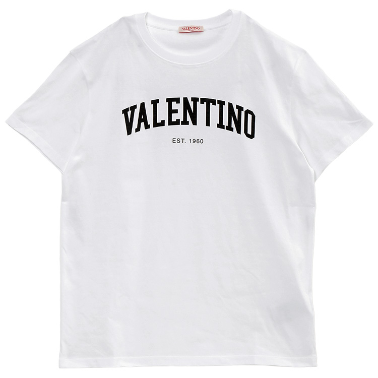 ヴァレンティノ プリント コットン Tシャツ 2V3MG13D964-A01 VALENTINO ヴ...