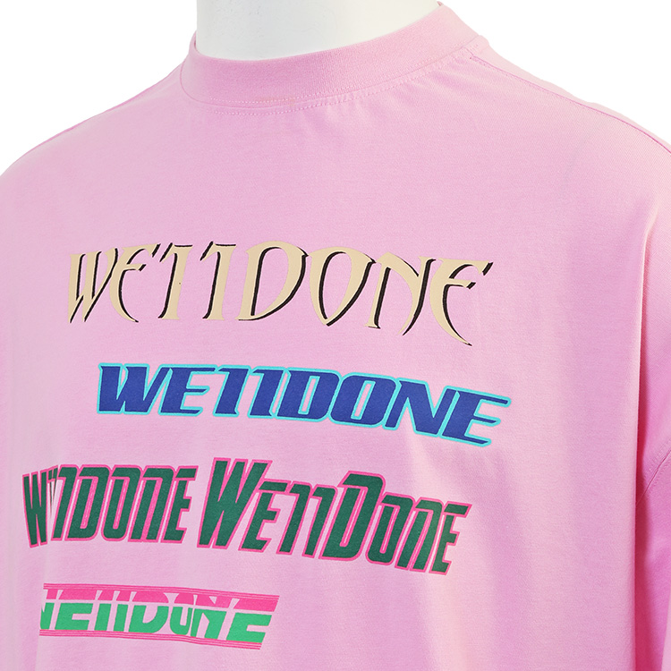 WE11DONE（ウェルダン） ロンT ピンク WD-TT1-22-848-U-LIGHT_PINK