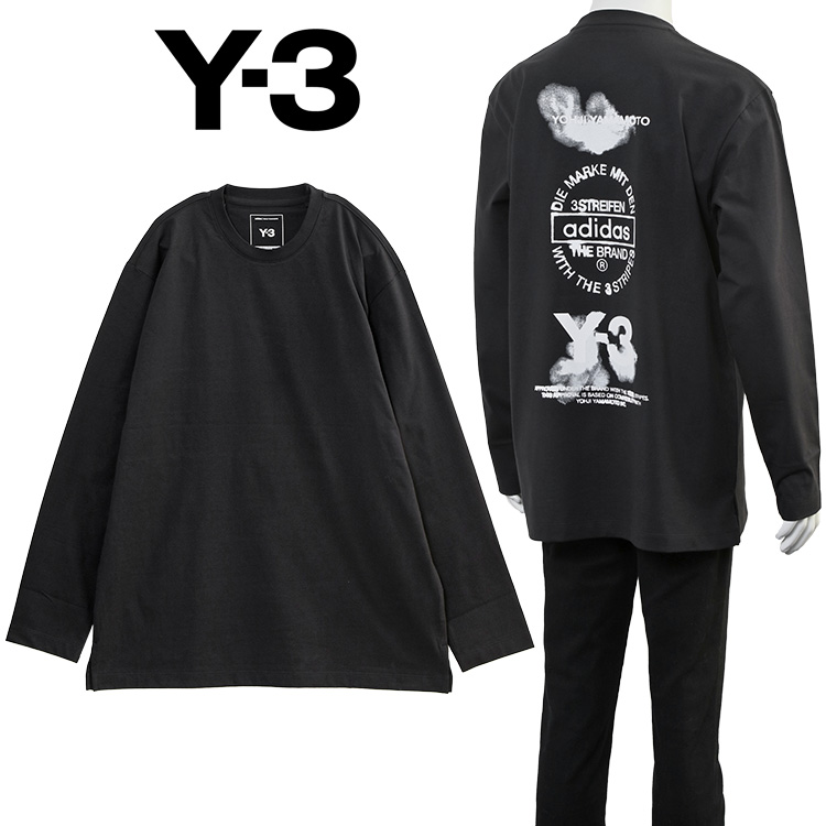 Y-3 ワイスリー ロンT 長袖 Tシャツ GRAPHIC LONG SLEEVE TEE JX4747