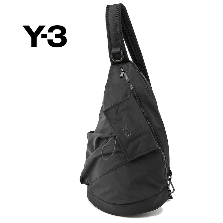 Y-3 ワイスリー スリングバッグ KD0214-BLACK ユーティリティー 撥水