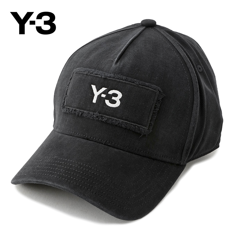Y-3 ワイスリー レース キャップ KE0075-BLACK カットオフ ベース