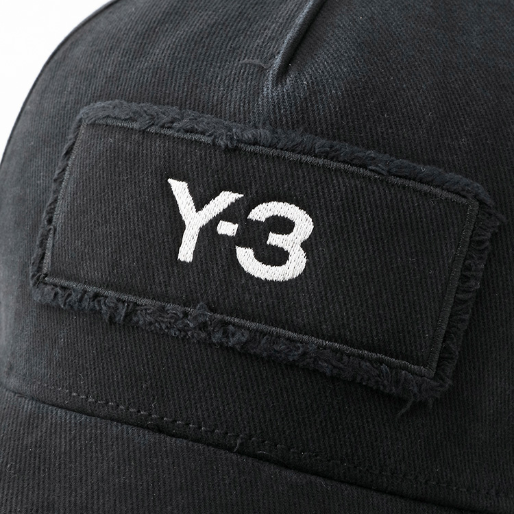 Y-3 ワイスリー レース キャップ KE0075-BLACK カットオフ ベース