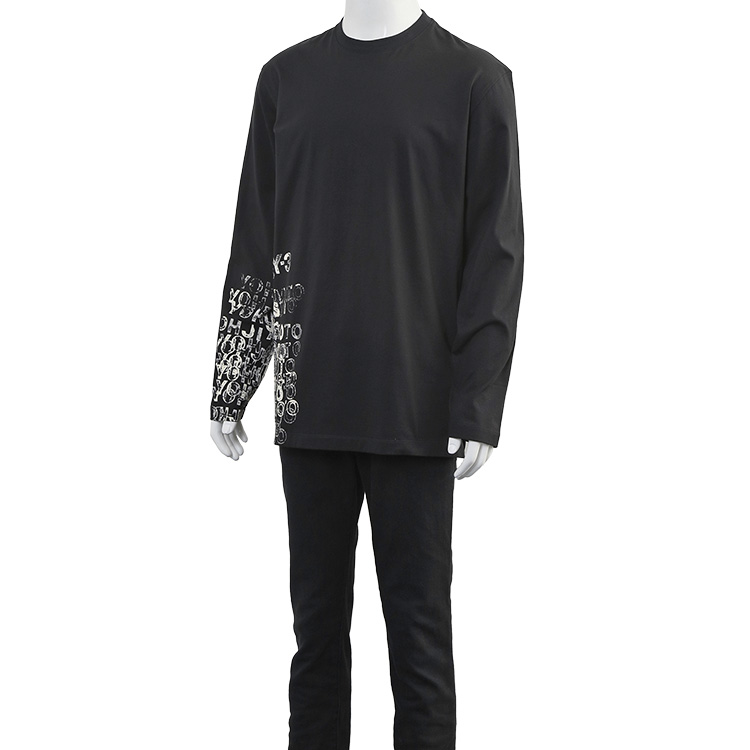Y-3 GFX ロンT 長袖 Tシャツ リラックスフィット LONG SLEEVE TEE