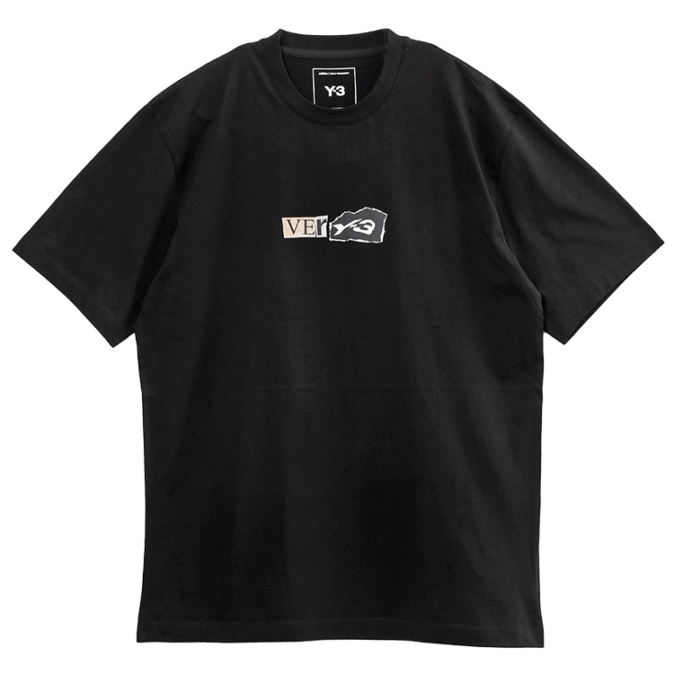 Y-3 グラフィック Tシャツ GFX SHORT SLEEVE TEE KQ9750-BLACK