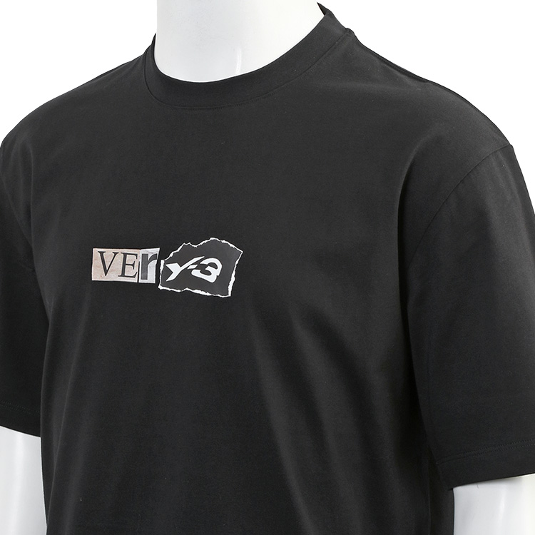 Y-3 グラフィック Tシャツ GFX SHORT SLEEVE TEE KQ9750-BLACK