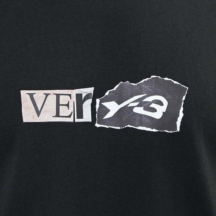 Y-3 グラフィック Tシャツ GFX SHORT SLEEVE TEE KQ9750-BLACK
