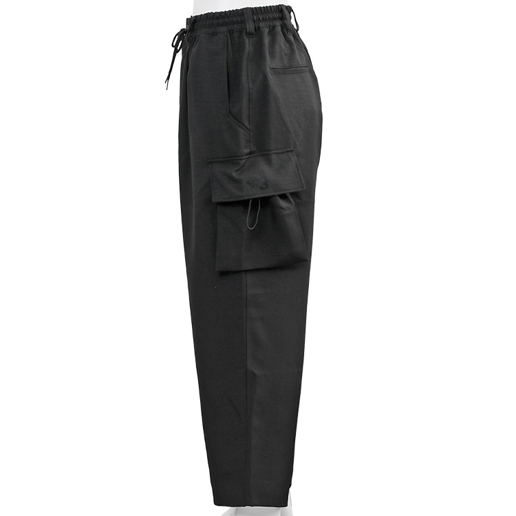 Y-3 ブラック カーゴパンツ Y-3 スポーツ ユニフォーム カーゴ パンツ ルーズフィット SPORT