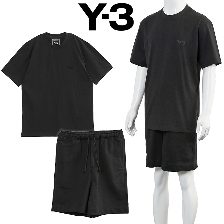 Y-3 スウェットハーフパンツ Y-3 ワイスリー セットアップ Tシャツ × スウェット ハーフ