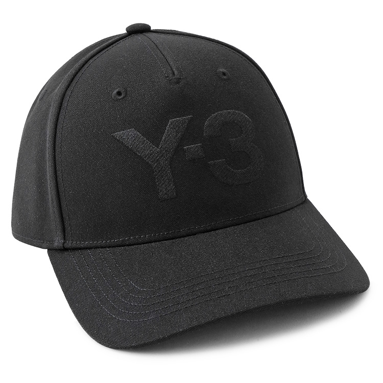 ワイスリー 同色 ロゴ キャップ Y-3 LOGO CAP IY0104-BLACK