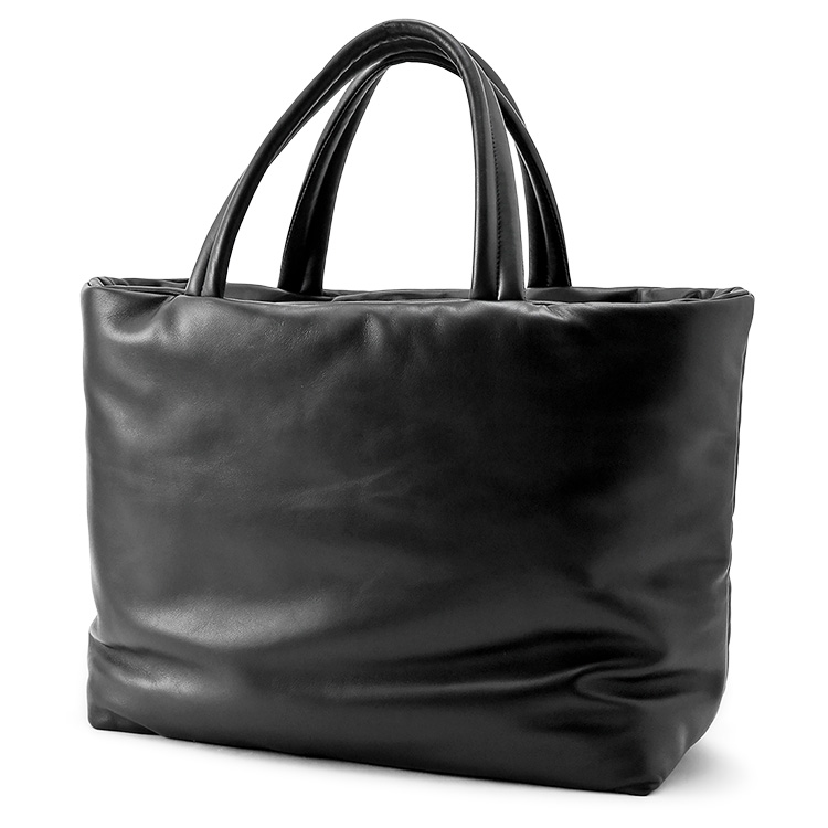 【完売必至】サンローラン■レザー パファートートバッグ SAINT LAURENT サンローラン スムースレザー パファー トート