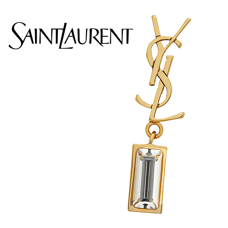 SAINT LAURENT サンローラン カサンドラ シングル ピアス 746624-Y1526