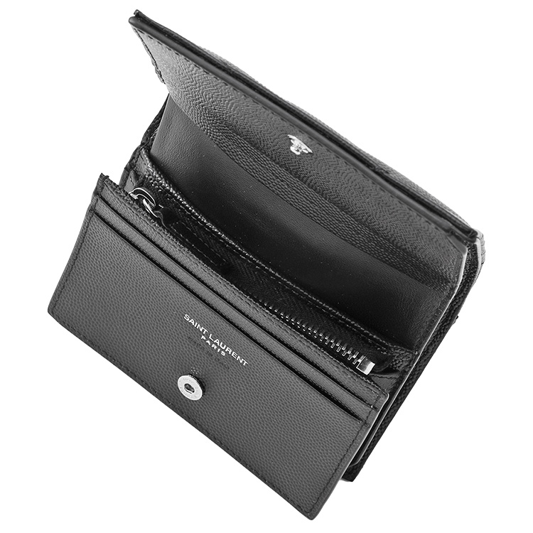 SAINT LAURENT 二つ折り財布 YSLモノグラム ウォレット 668290-BOWA2