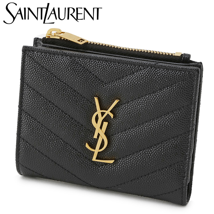 SAINT LAURENT サンローラン カサンドラ 二つ折り財布 575879-BOW01