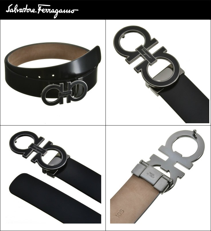 激安本物 ブラック ベルト メンズ フェラガモ フェラガモ Ferragamo 6767 0001 0010 ブラック ベルト Adjustable メンズ ベルト 財布 帽子 ファッション小物