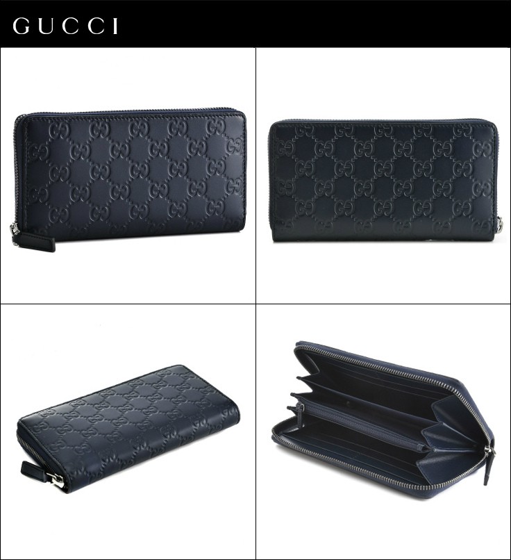 GUCCI 【並行輸入品】 グッチ ラウンドファスナー長財布 財布
