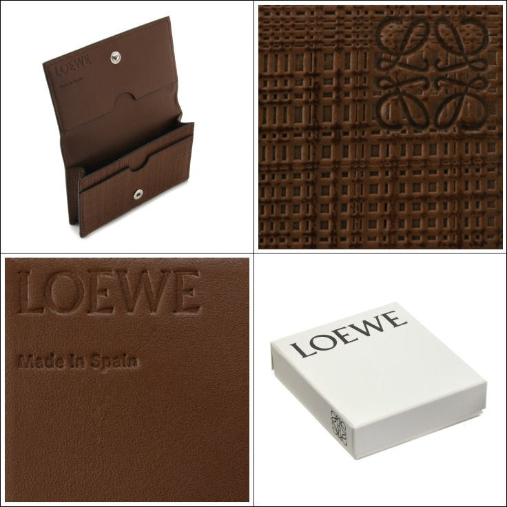 LOEWE ロエベ/LOEWE 名刺入れ メンズ LINEN カードケース ライト