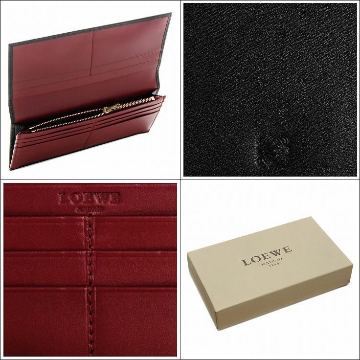 LOEWE ロエベ/LOEWE 財布 メンズ TEXTURA LEATHER 二つ折り長