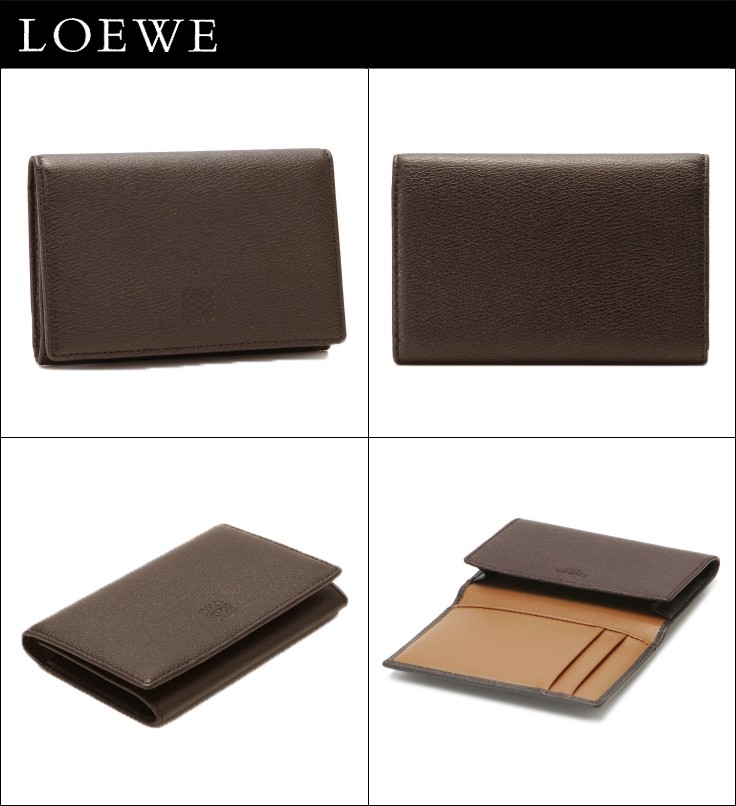 感謝価格 ロエベ f16 0013 3325 ベージュ ブラウン カードケース Leather Textura 名刺入れ メンズ Loewe ロエベ ブラウン ベージュ カードケース メンズ 財布 帽子 ファッション小物