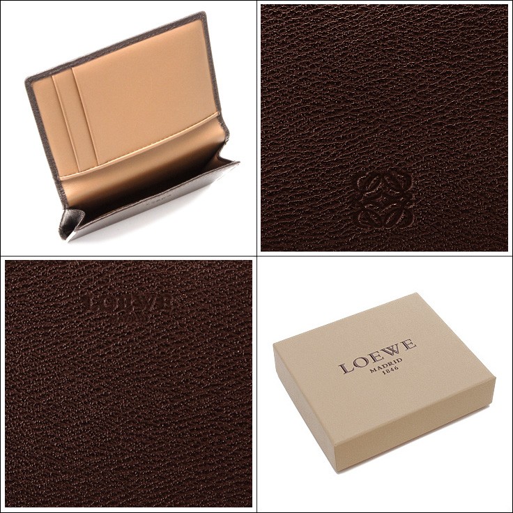 感謝価格 ロエベ f16 0013 3325 ベージュ ブラウン カードケース Leather Textura 名刺入れ メンズ Loewe ロエベ ブラウン ベージュ カードケース メンズ 財布 帽子 ファッション小物