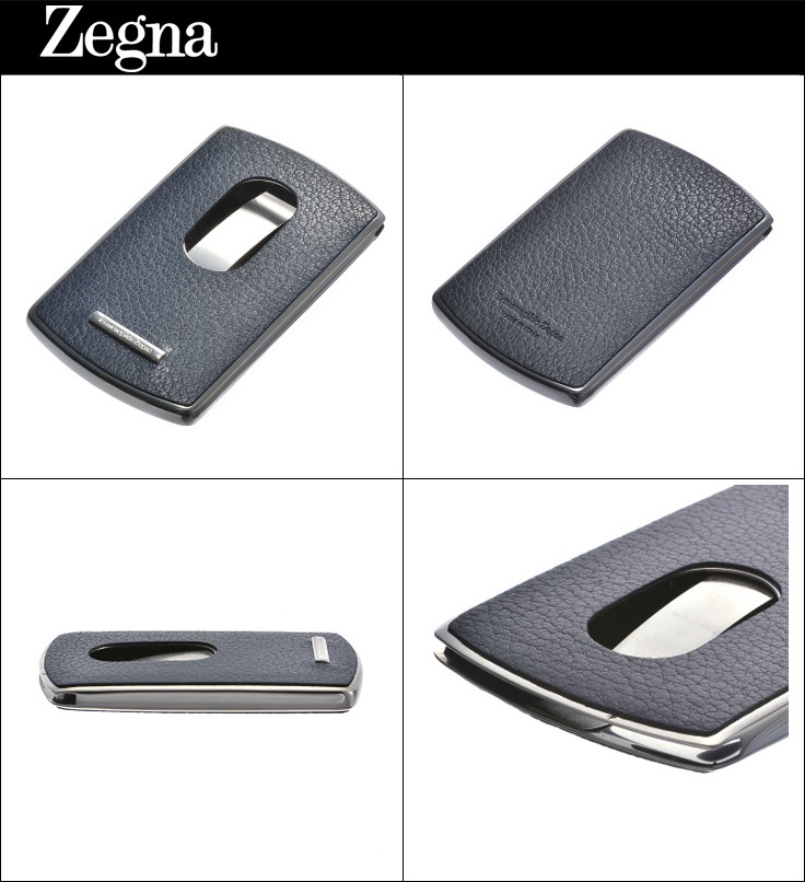 ZEGNA ゼニア/ZEGNA 名刺入れ メンズ カーフスキン カードケース