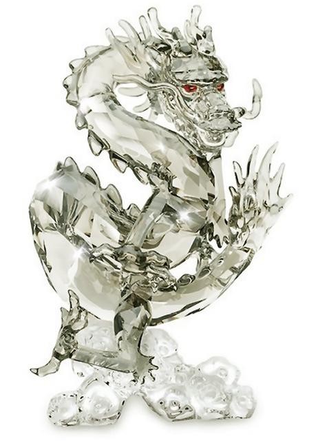 Swarovski 1997年度SCS会員限定作品 ドラゴン 龍 置物 オブジェ-