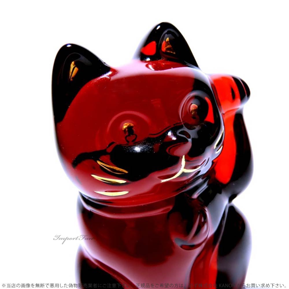 バカラ クリスタル 招き猫 Sサイズ ラッキー キャット レッド 2613002 Baccarat Lucky Cat Red ギフト プレゼント