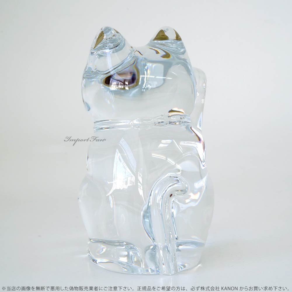 ほぼ未使用】Bacarrat バカラ Lucky Cat 招き猫 クリスタル 2022超人気