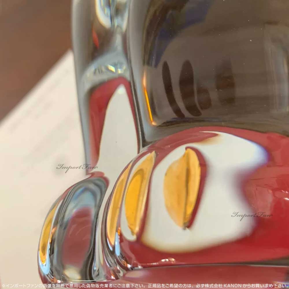 バカラ（Baccarat） まねき猫 招き猫 クリスタル 座布団付 Lサイズ