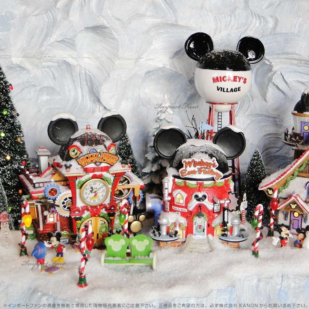 Department 56 ミッキーの貯水塔 ミッキーマウス クリスマスビレッジ