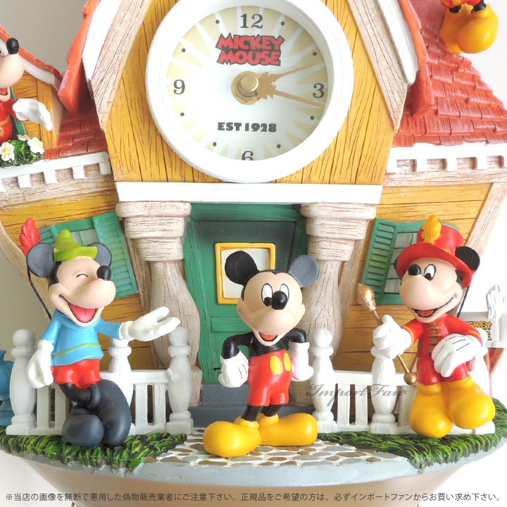 掛け時計　ディズニー　ミッキーマウス　ジャンク品　パタパタ時計 掛け時計 ディズニー ミッキーマウス ジャンク品 パタパタ時計