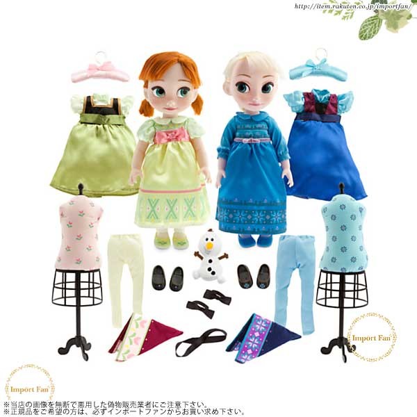 ディズニーストア　アナ雪　アナ　エルサ　ドール　フィギュア　セット 楽天市場】ディズニーストア海外正規品 アナと雪の女王 アナ
