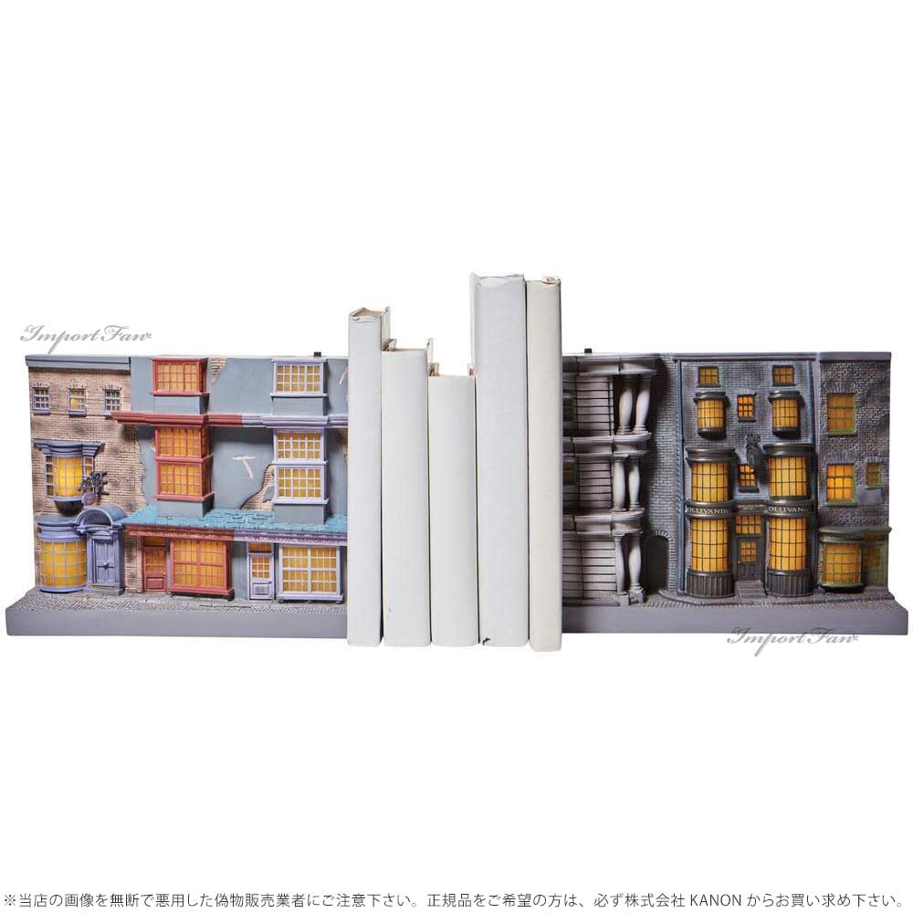 エネスコ ハリーポッター ダイアゴン横丁 ブックエンド 6008334 enesco Harry Potter Diagon Alley Light  Up Bookend ギフト プレゼント □