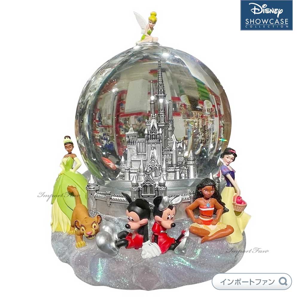 ディズニー ショーケース コレクション ディズニー100周年記念 ウォーターボール ミッキー ミニー モアナ ティアナ 白雪姫 スノードーム  6013696 Disney Showc…