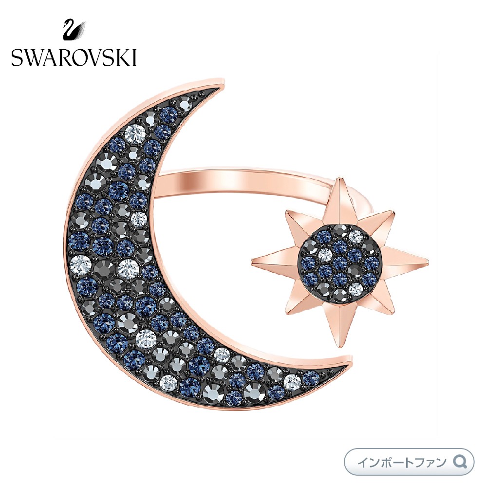 スワロフスキー シンボリック ムーン 月 リング 指輪 5513225 5513222 5499613 5513220 5513230  Swarovski □