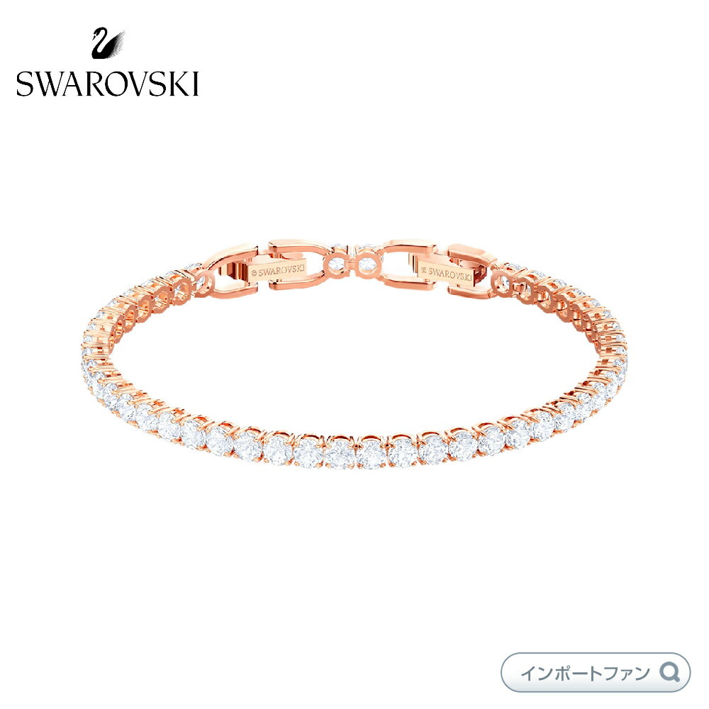 スワロフスキー テニス デラックス ブレスレット ローズゴールド 5464948 Swarovski □