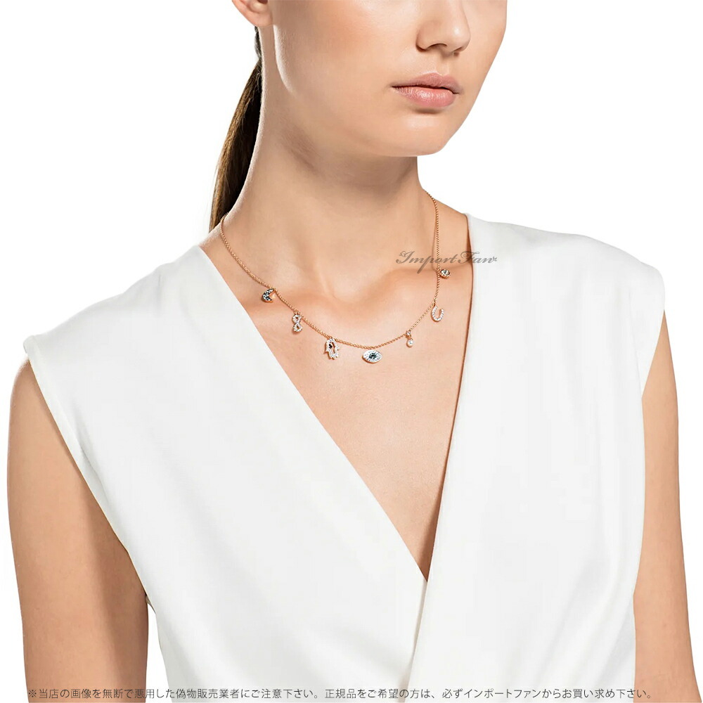 SWAROVSKI スワロフスキー シンボリック ネックレス ローズ