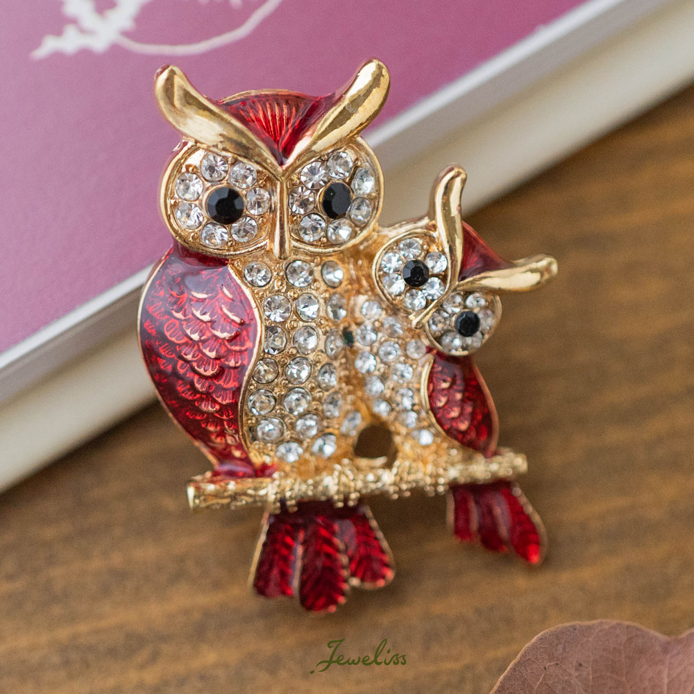 Lisette リゼッタ ブローシュ・イボー フクロウ シルバー