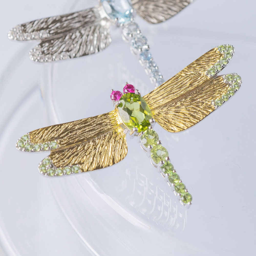 Jeweliss トンボ ブローチ フリーゲン Fliegen シルバー925