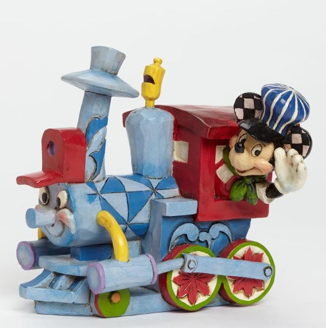 Disney ジムショア ミッキーマウスと列車 誕生日の列車が発車