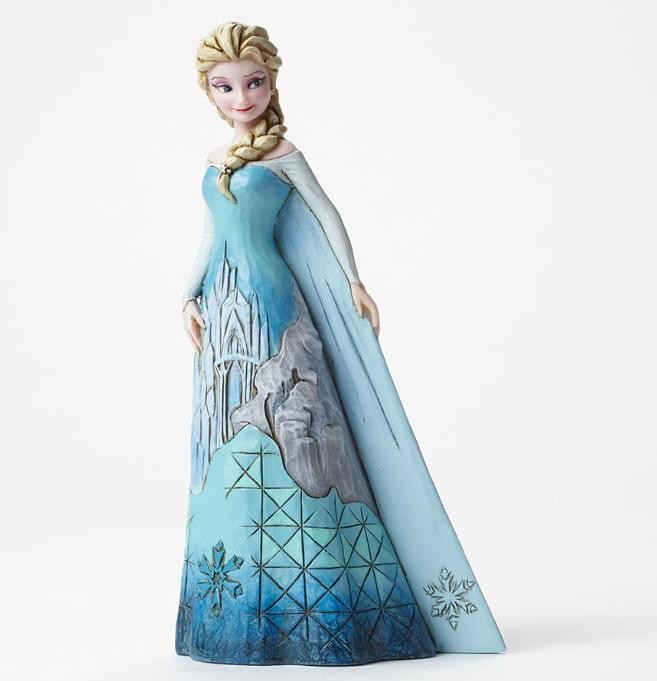 ジムショア エルサ 氷の城ドレスを着て アナと雪の女王 ディズニー 4046035 Fortress Of Frost-Elsa With Ice  Castle Dress Figurine JimShore