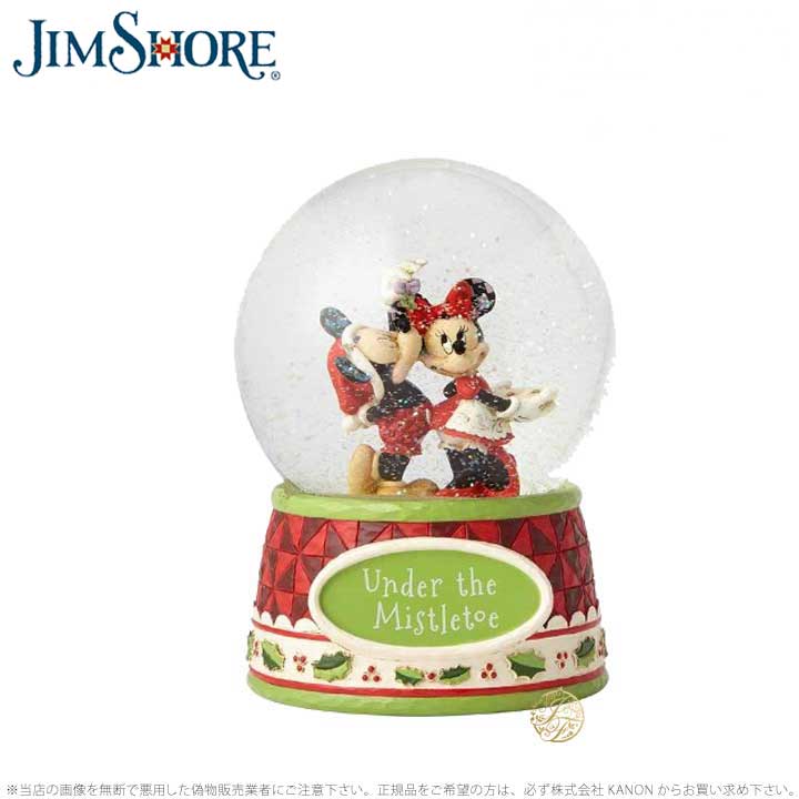 Disney ジムショア ミッキー ミニー クリスマス ヤドリギ スノー