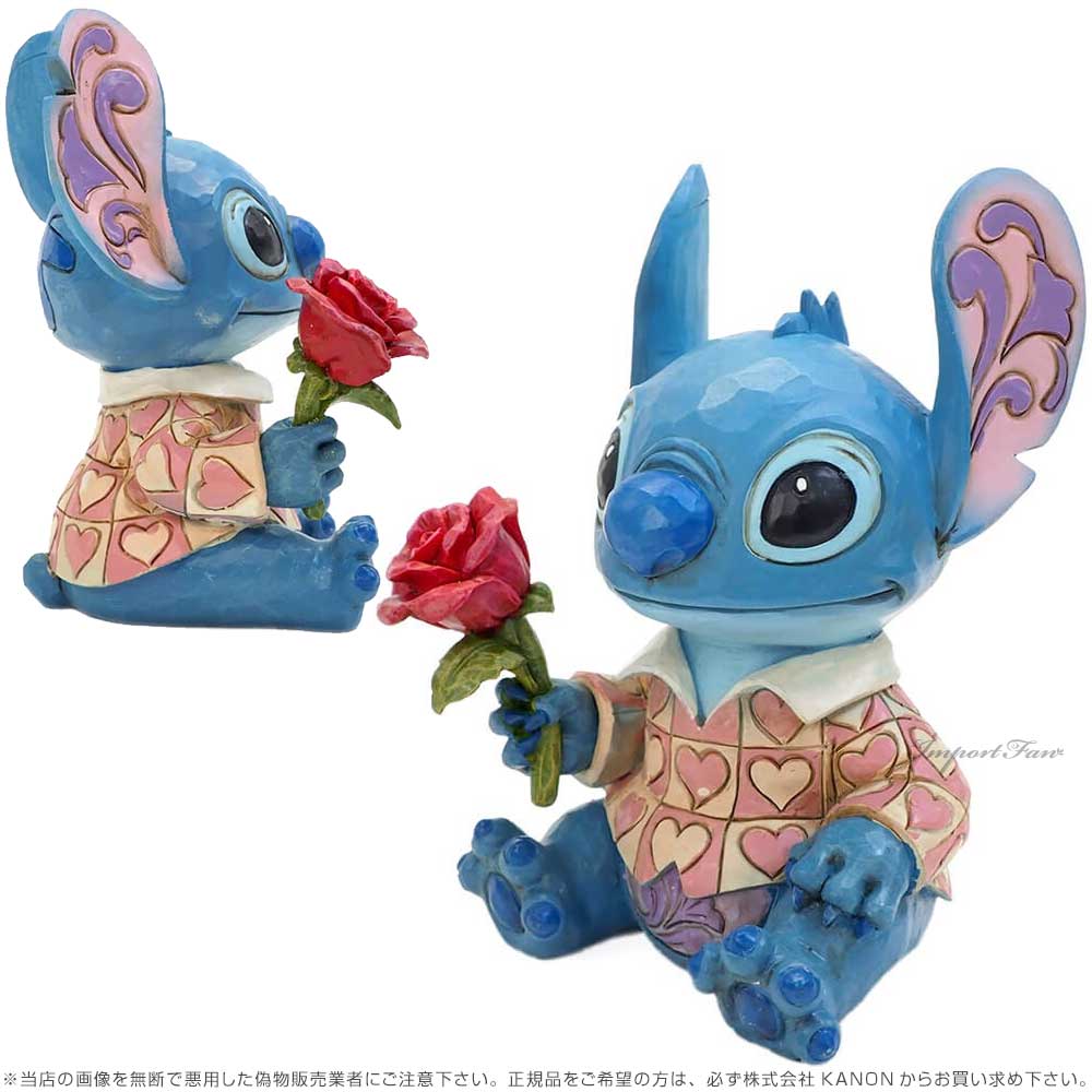 Disney ジムショア スティッチ バレンタイン バラ 花 リロ