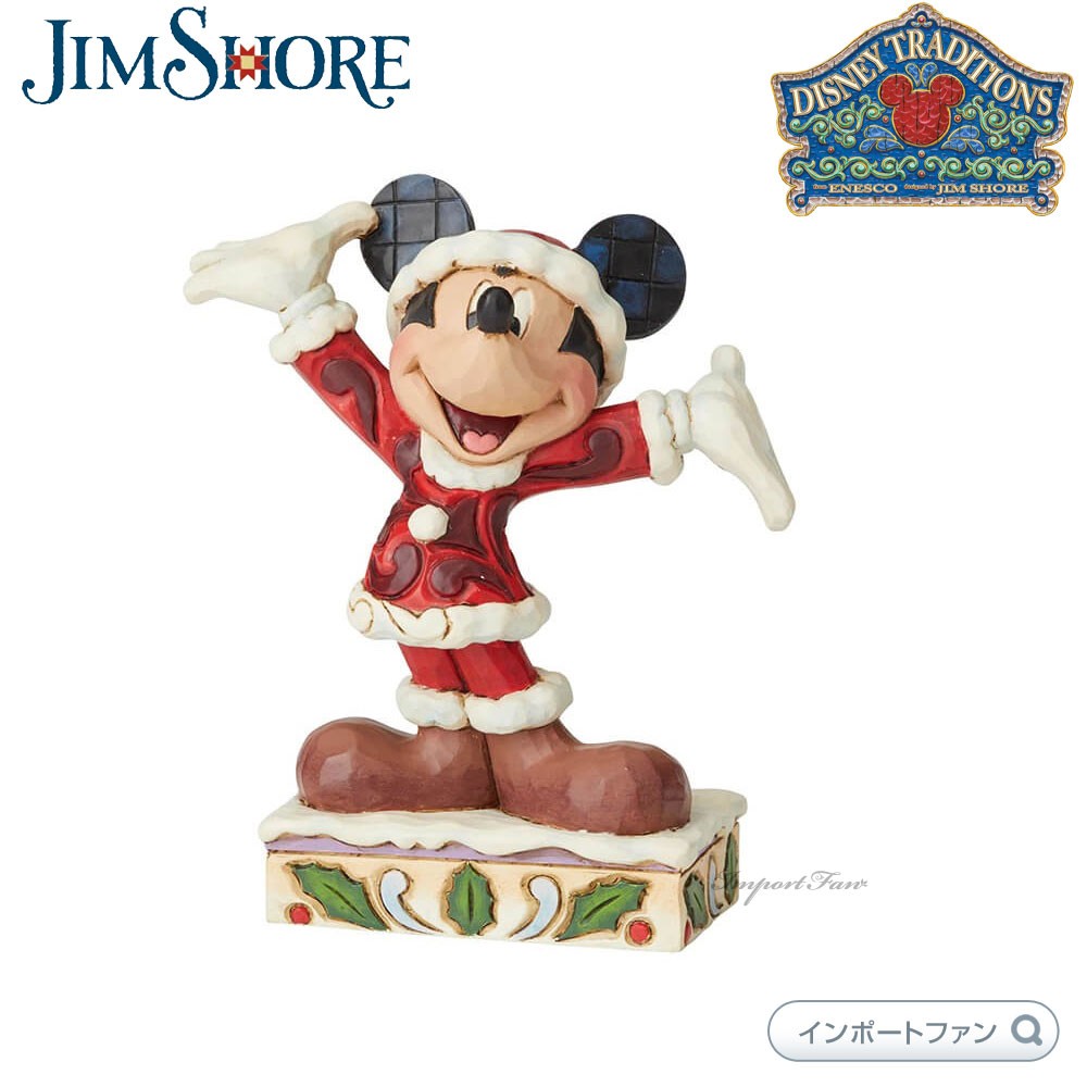 ジムショア ミッキー サンタクロース クリスマス 6002831 Mickey