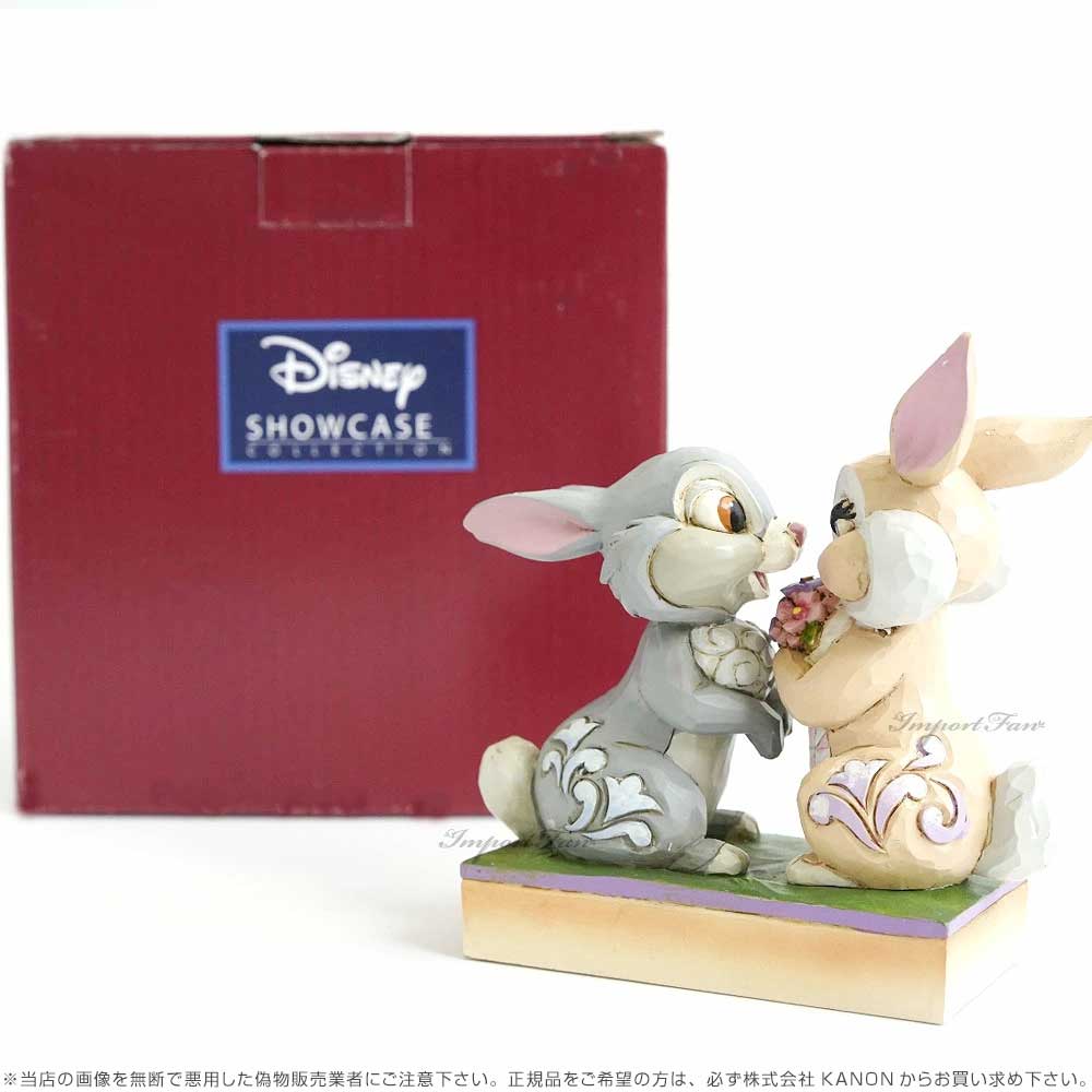 ジムショア バンビ とんすけ ＆ ミス・バニー ディズニートラディション 置物 6005963 Jim Shore Disney Traditions  ギフト プレゼント □