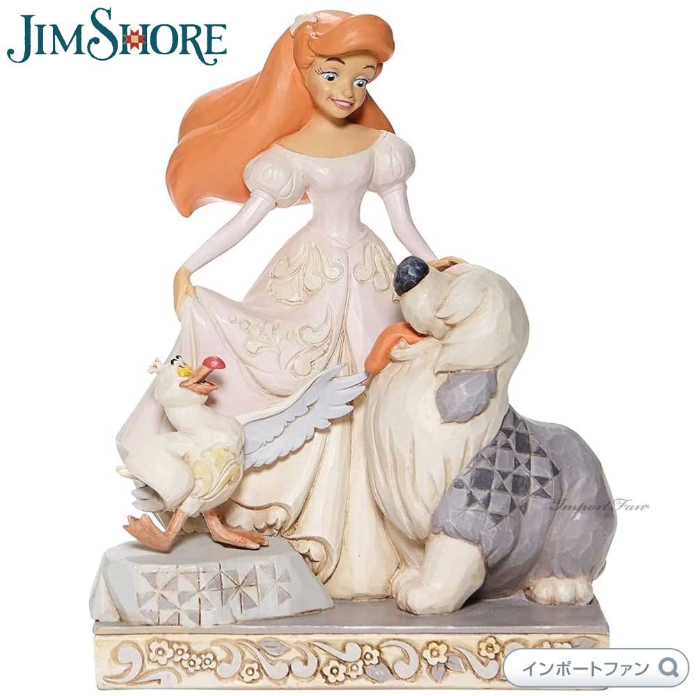 Disney ジムショア アリエル ホワイトウッドランド 犬のマックス