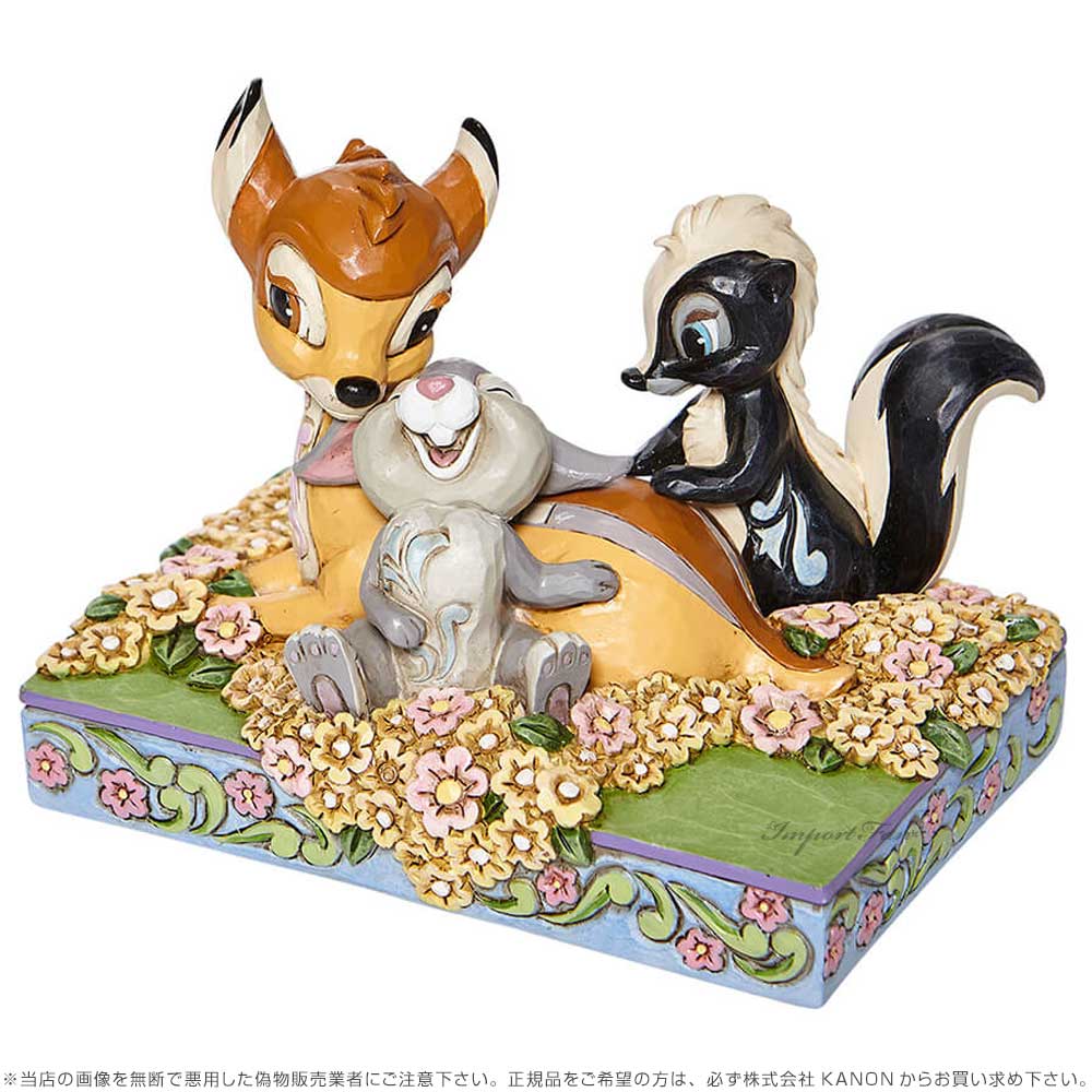 Disney ジムショア バンビ ＆ ウサギのとんすけ スカンクの