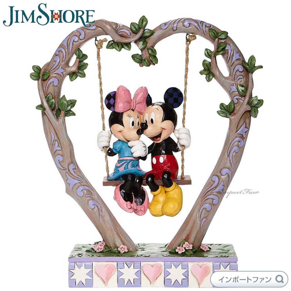 Disney ジムショア ミッキー＆ミニー オン スウィング ハートの