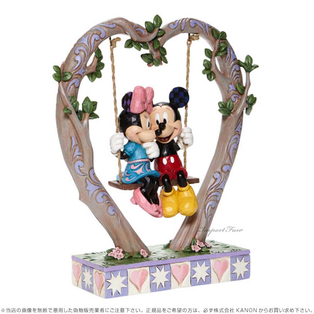Disney ジムショア ミッキー＆ミニー オン スウィング ハートの